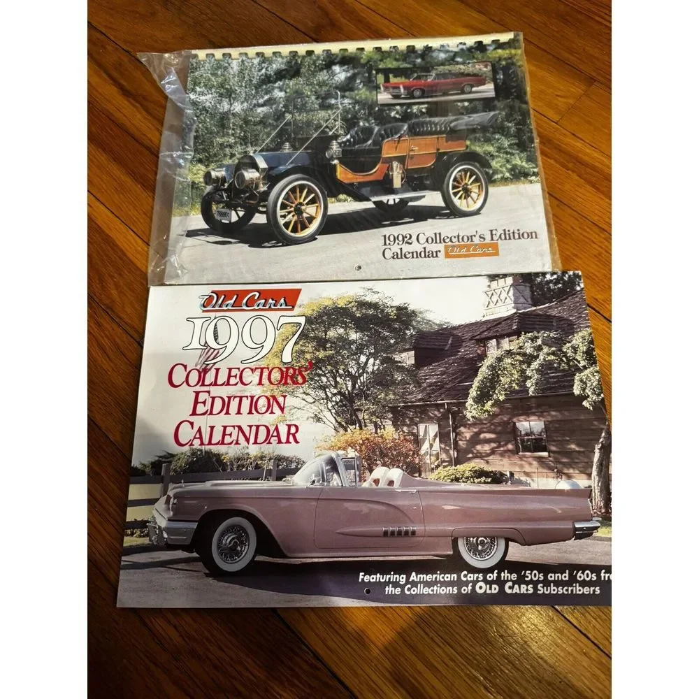Vintage Krause Publications Collector's Edition Old Car‎ Calendars 1992 1997 NEW